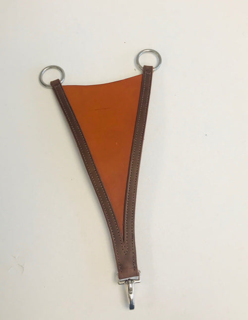 Bavette en cuir pour cheval de course