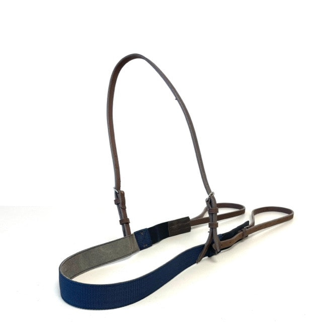 Breastplate en nylon avec attaches en cuir pour cheval de course – Sellerie Cassou