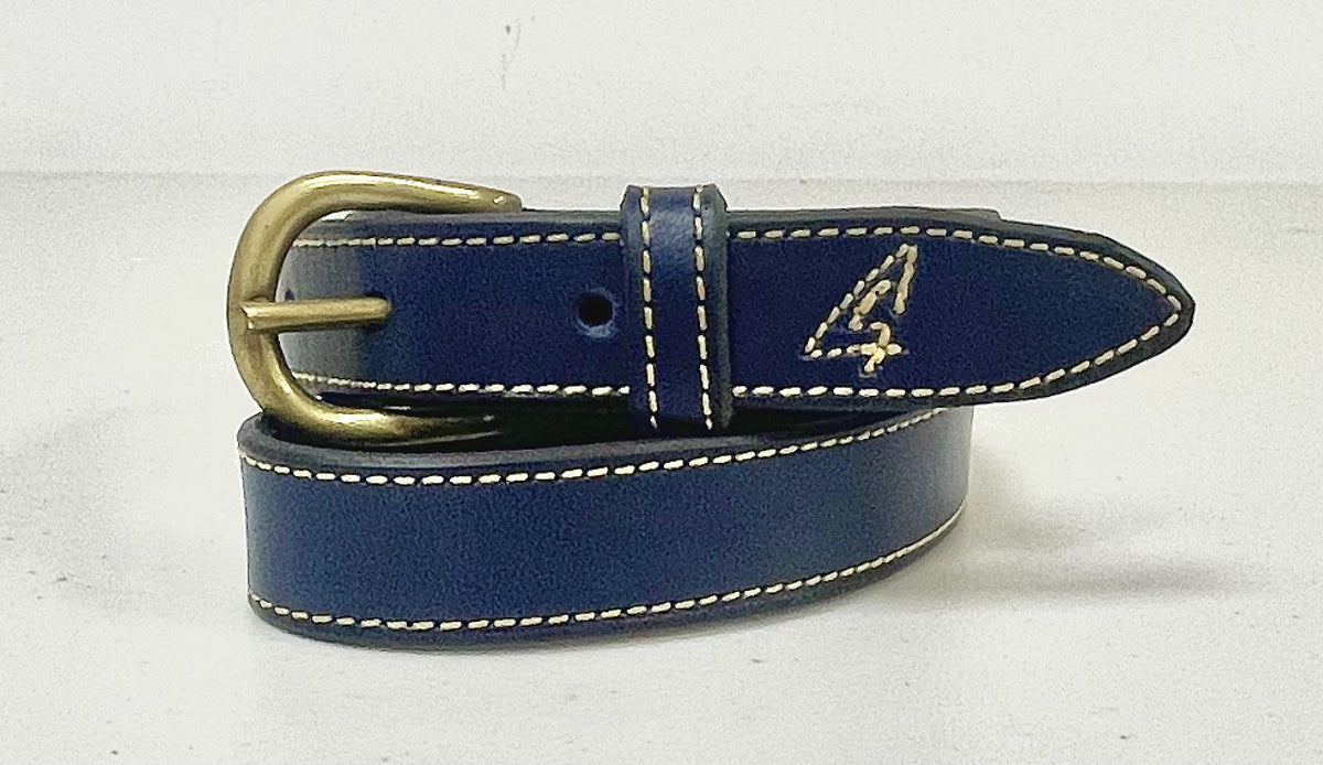 Ceinture Bride en cuir avec boucle en laiton