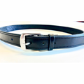 Ceinture Étrivière en cuir modèle sellier, boucle laiton 30 mm - Sellerie Cassou