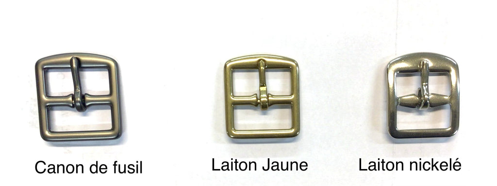 Ceinture Étrivière en cuir modèle sellier, boucle laiton 30 mm - Sellerie Cassou