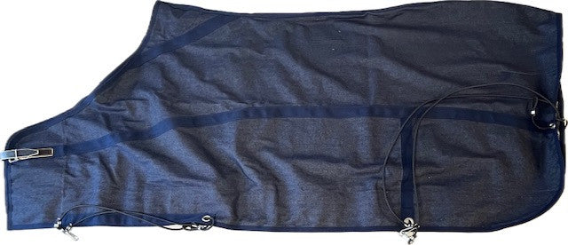 Chemise d'écurie en toile jean pour cheval de course - Sellerie Cassou
