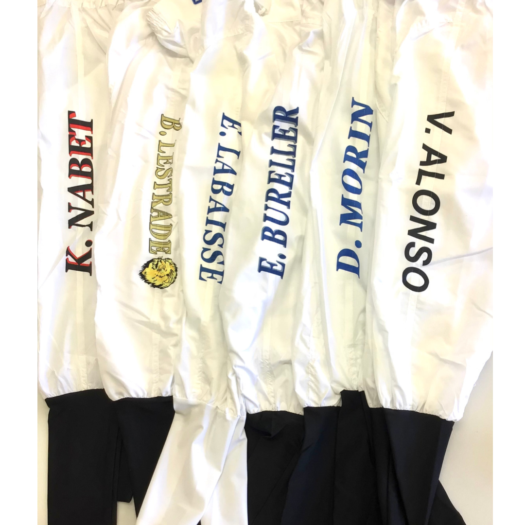 Flocage sur breeches de course TKO