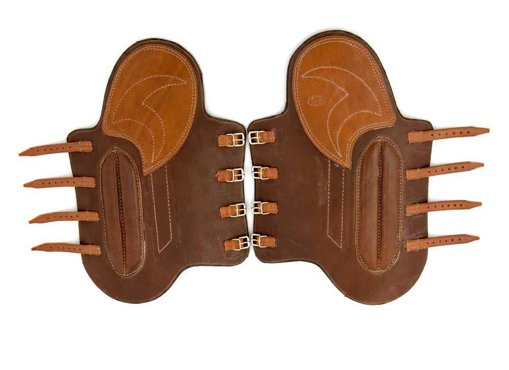 Hind boots with buckle straps