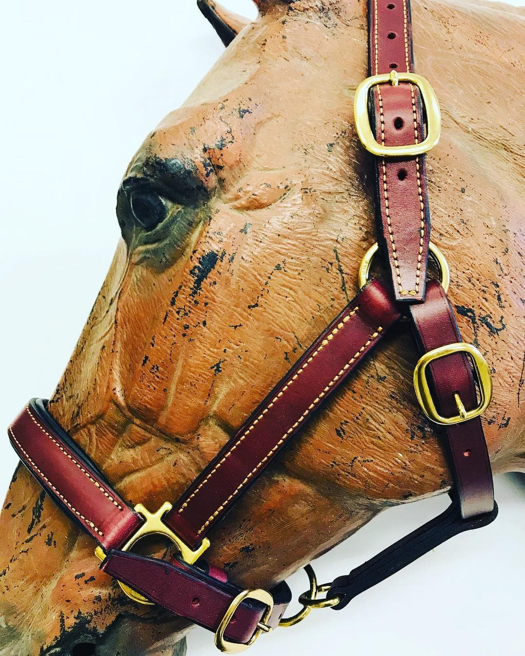 Show halter and leather double halter