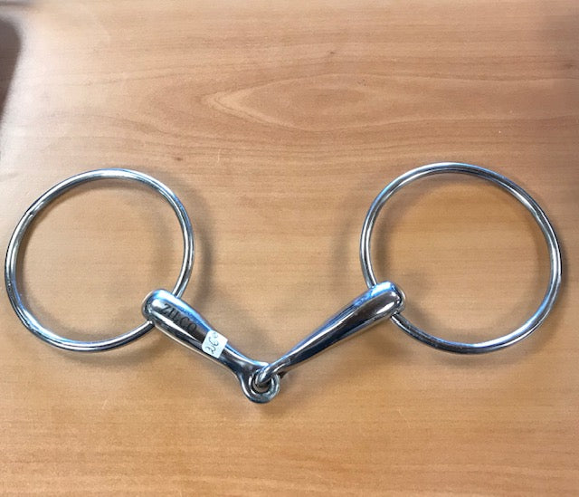 Mors 2 anneaux Chantilly en inox