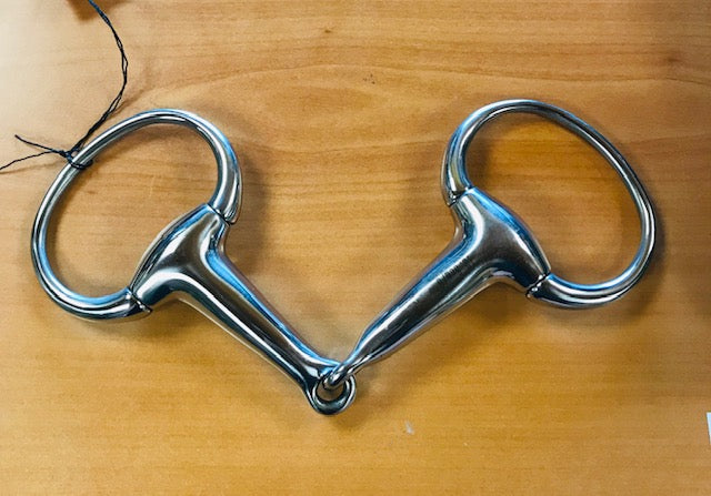 Mors à olives inox et cuivre 12,5 cm pour cheval de course - Sellerie Cassou