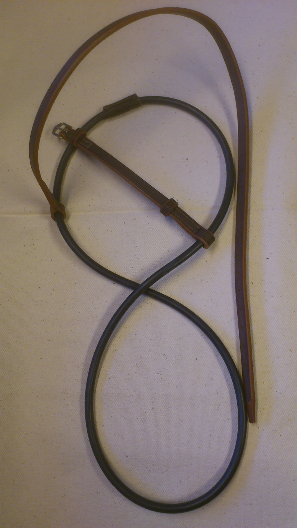 Noseband élastique avec montant en cuir - Sellerie Cassou