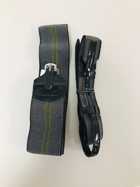 Lightweight elastic girth and overgirth