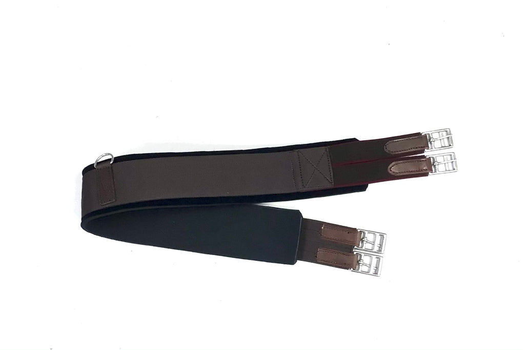 Sangle training élastique 1 côté avec dessous amovible néoprène - Sellerie Cassou