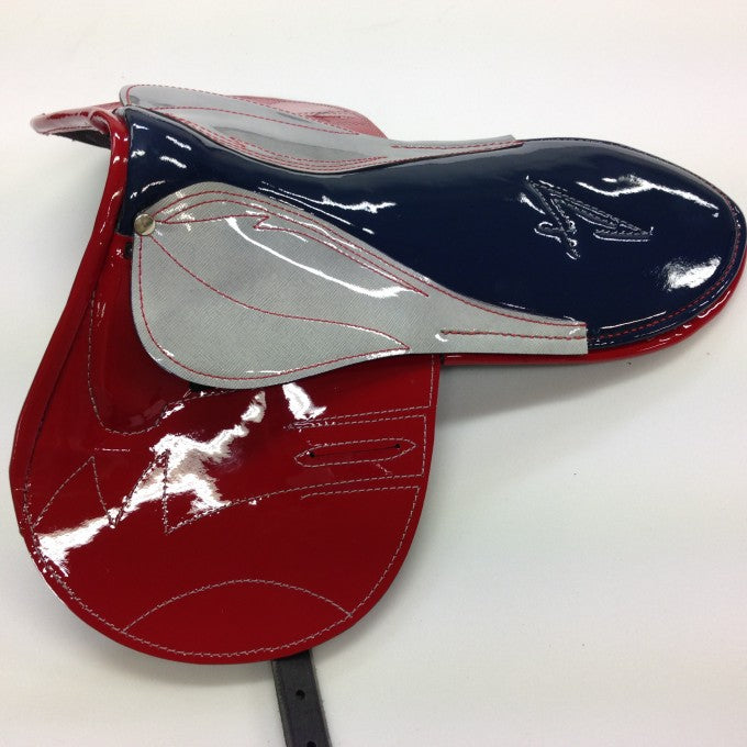 Selle de course plat USA en cuir