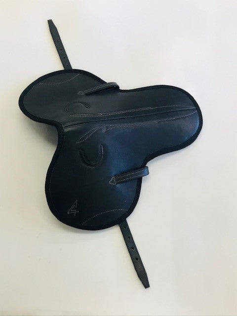 Selle de course plat légère en cuir, arçon carbone, de 200 g à 1 kg - Sellerie Cassou