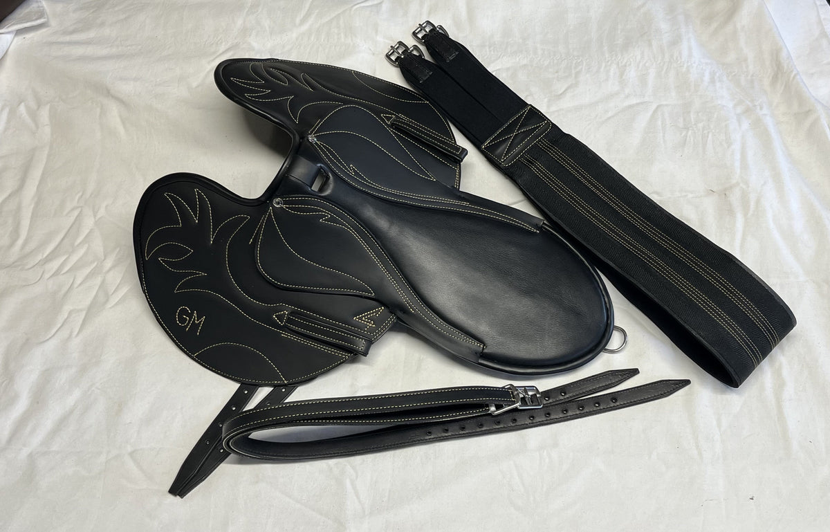 Selle Trot Monté en cuir, de 1,5 à 7 kg - Sellerie Cassou