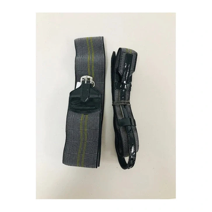 Lightweight elastic girth and overgirth