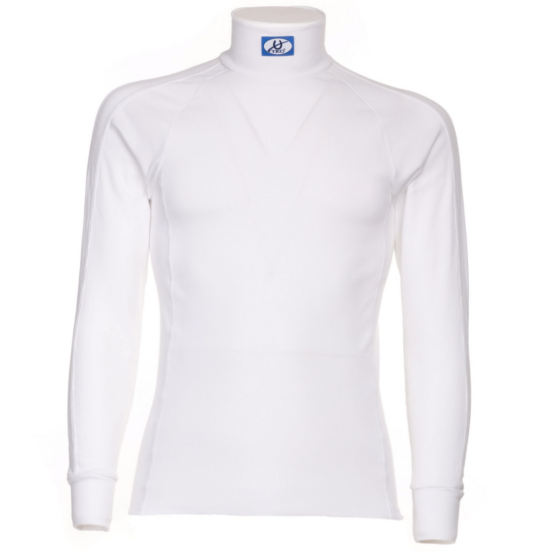 Sous-pull coton TKO blanc pour jockey
