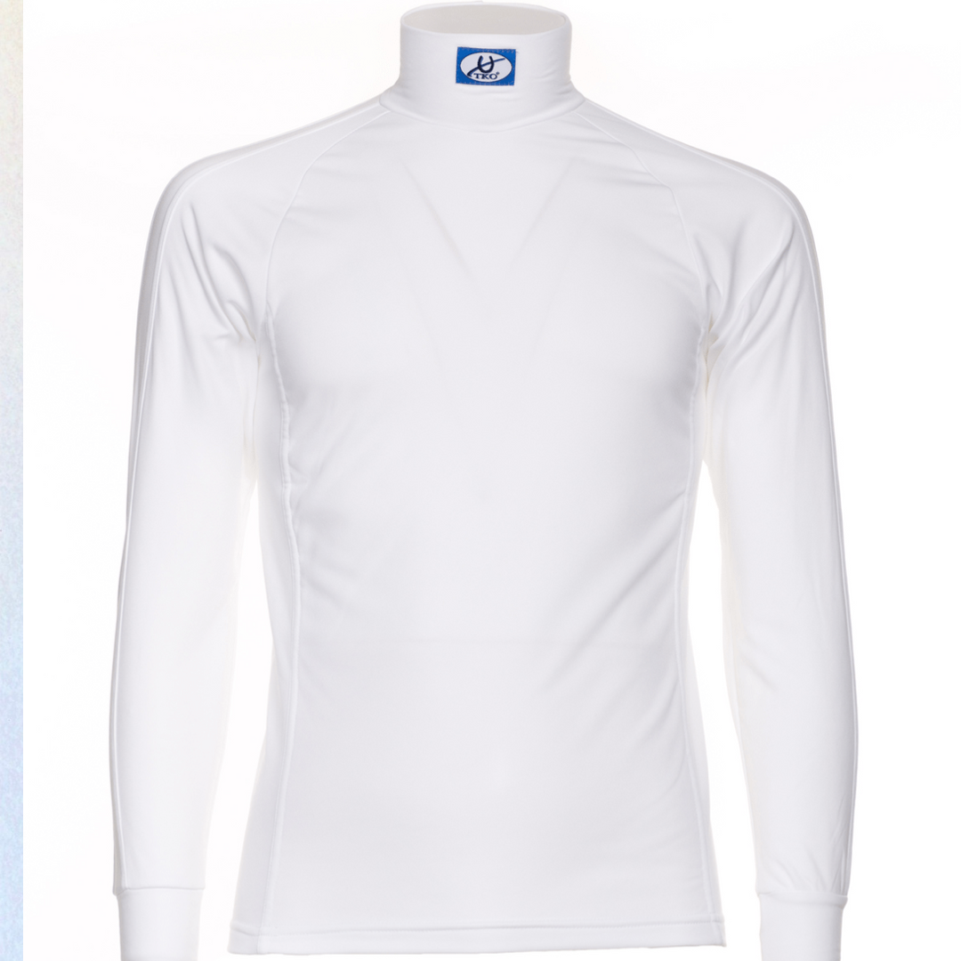 Sous-pull hiver TKO blanc pour jockey
